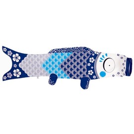 Madame MO Organic Cotton KOINOBORI Koinobori Large BigBlue 140cm