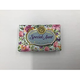 Special Aunt - Gift Soap Bar For Her Birthday Rose Scent Mum Grandmother Cleanser Lather Present Girl