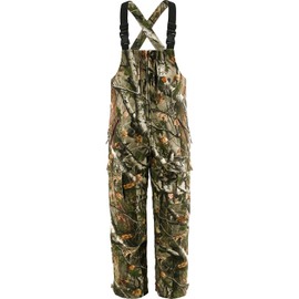 Legendary Whitetails Men's HuntGuard Reflextec Camo Hunting Bibs, Big Game Camo 360, Medium