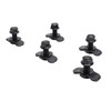 5Pcs L Track Double Lug Threaded Stud Fitting M10 X