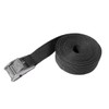 simPLEISURE Load Securing Belt (6m) Width: 25mm, Fixed Band (Black)