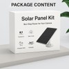 Solar Panel for Simplisafe Outdoor Camera Series 1/2, IP65 Waterproof,
