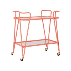 Linon Coral Mid-Century Bar Cart
