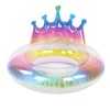 Inflatable Circle Thickened Large Queen Crown Sequins Swimming Ring Lifebuoys