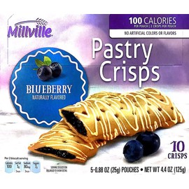 Millville Pastry Crisp Naturally Flavor (10 Bars) (Blueberry)