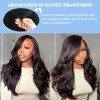 Cheetahbeauty Kinkystraight V Part Wig Human Hair with Elastic Drawstring