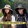 Rosoz Outdoor Sun Hat for Men Women, UPF50+ Protection Safari