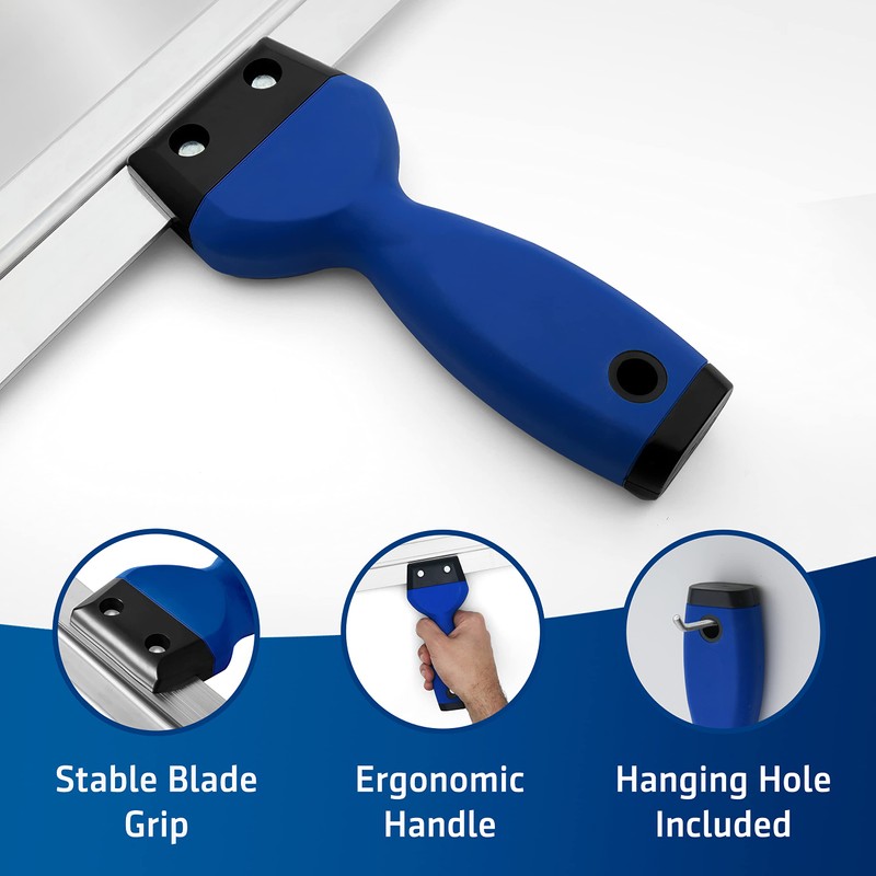 HOGARD Pro Taping Knife 24", Stainless Steel Drywall Skimming Blade,