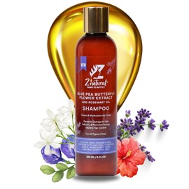 Z'natural Clarifying shampoo for All Hair Types – Hair Care with Rosemary, Aloe Vera & Jasmine - Sulfate-Free – Nourishing for Sensitive Scalp & Hair Growth – 236ml