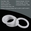 sourcing map PTFE Flat Gasket 24 mm / 18 mm