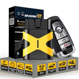 Remote2program Smart Car Key DIY Porgramming Kit and Keyless Entry Remote Replacement Ford Fusion/Explorer/Edge/Mustang/2017-2019 Ford Expedition with FCC: M3N-A2C93142600 (5 Button KIT)