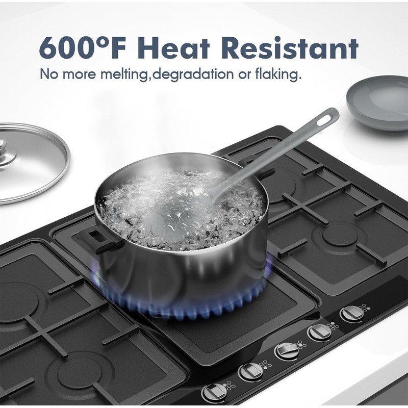 ChefAide 5 Piece Firm Core Silicone Spatula Set / Great