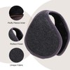Basic Sense Winter Earmuffs, Camouflage and Ribbed Pattern Extra Wide