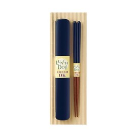 Ishida 65001-4 Chopsticks Case & Chopsticks Set, Ranch De Half Combination Blue