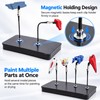 12 Pack Magnetic Alligator Clip Holders with Storage Box for