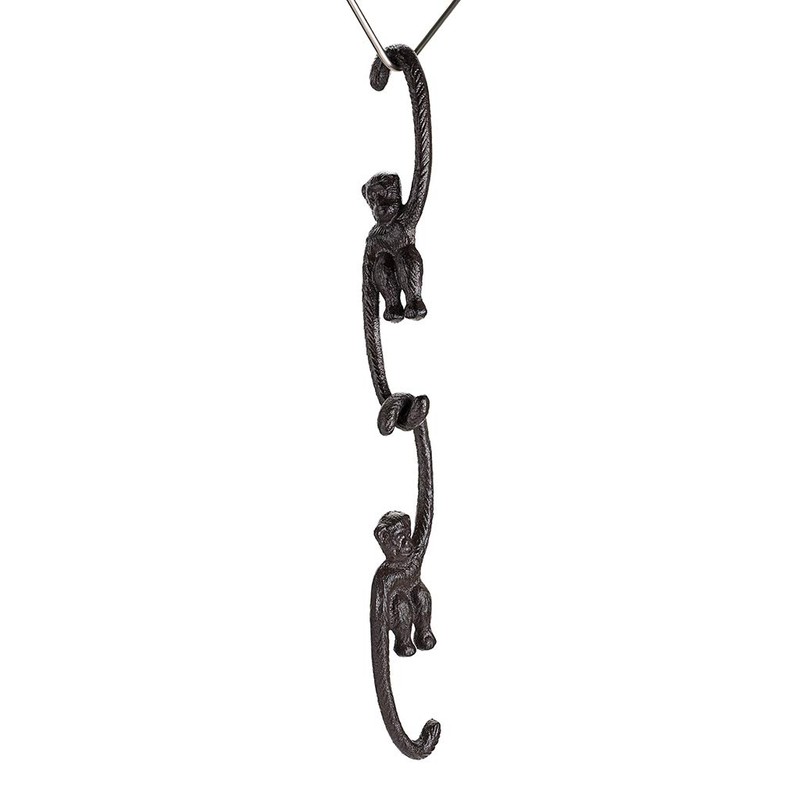 OwnMy Set of 4 Heavy Duty Cast Iron S Monkey
