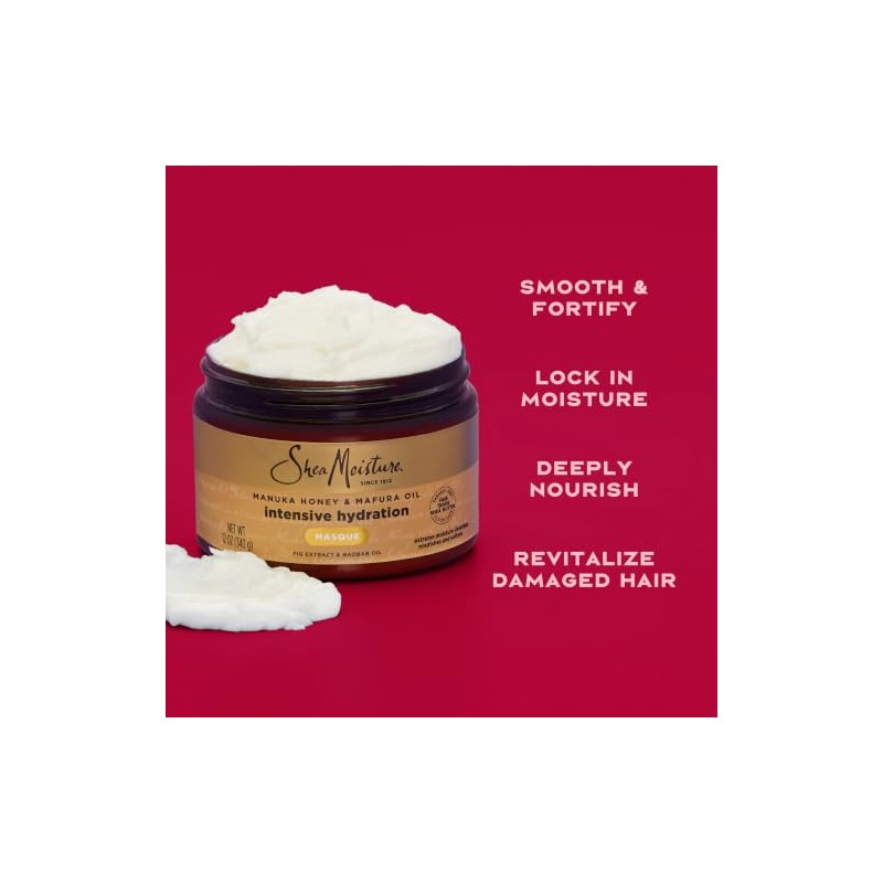 SHEA MOISTURE - Mascarilla hidratante intensiva para el cabello con