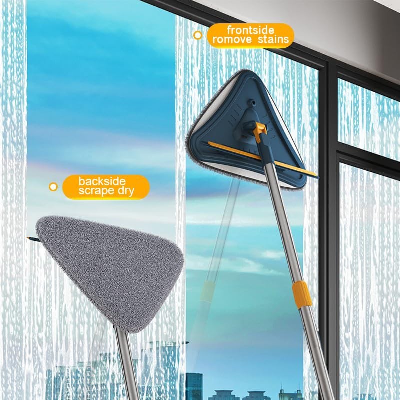 ShinyDew Wall Cleaner Mop with Long Handle, 5-in-1 Wall Cleaning