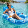 Adult Inflatable Pool Lounger for Summer Relaxation – Mesh Seat