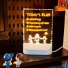NHQZ LED Note Board with Colours, Acrylic Note Board with