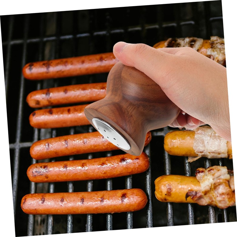 Kisangel Stainless Steel and Wood Pepper Bottle Salt and Sugar
