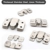 Flush Mount Bracket, Interlocking Photo Frame Hook 56 x 36mm