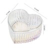 WAIT FLY Glass Heart-shaped Candy and Dessert Bowl - Fruit