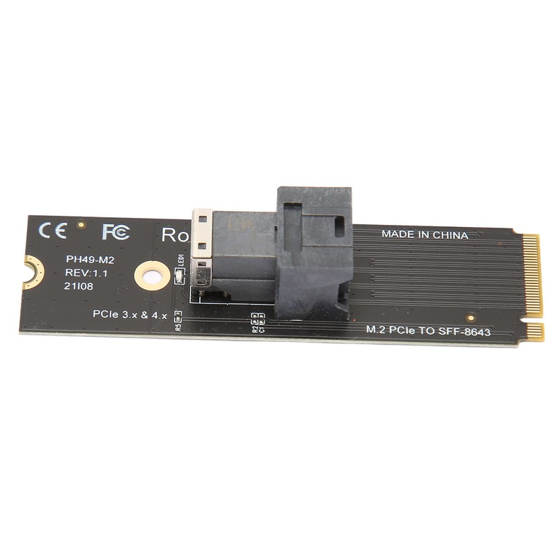 M.2 PCIE 4.0 to SFF8643 U2 Adapter M.2 NVME to