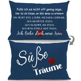 Du bist die Liebe meines Leben ich schatz dich ich glaube an dich ich glaube an dich ich bin stolz auf dich ich liebe dich meine Frau Memory Cushion Covers for Wife Birthday Valentine's Day Christmas