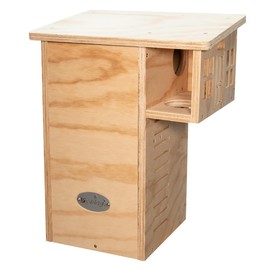 JCS Wildlife Plywood Squirrel House Nesting Box – Durable, Spacious Shelter for Squirrels