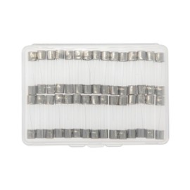 6X30mm Glass Fast-Blow Fuse Tube 0.25A 250V - 30-Pack Electrical Fuses for Electronics, Appliances, Circuits - Overcurrent Protection, Durable Replacement