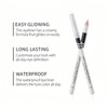 3PCS White Eyeliner Pencils,Soft Highlighter Gel Eyeliner Pencil,White Pencil for