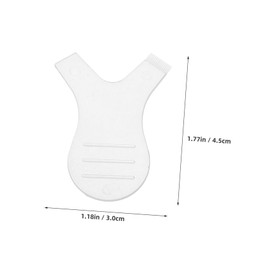 NOLITOY 100pcs Eyelash Curling Aid Lash Brush Tools Lash Perm Brush Eyelash Lift Brush Lash Accessory Lash Lift Eyelash Grafting Tool Brush Lash Perm Tool Plastic Transparent