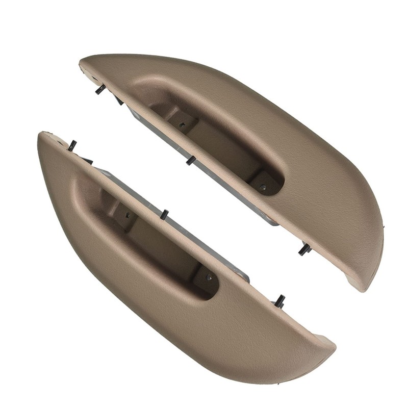 munirater Beige Front Car Door Armrest Pull Handle Cover Driver