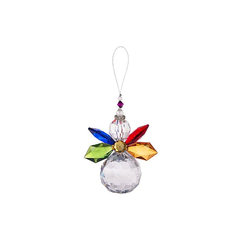 Ganz Crystal Expressions Acrylic 4.5" Rainbow Angel Ornament