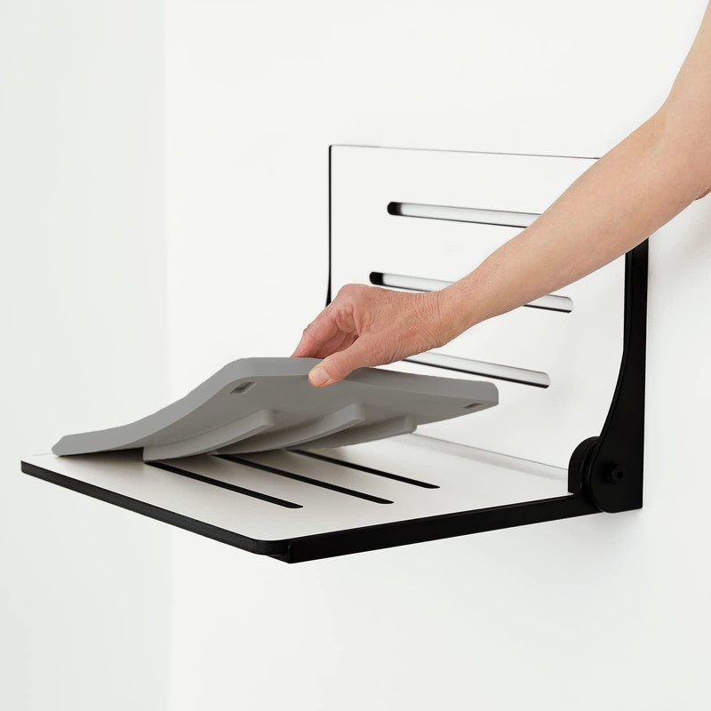 Shower Seat Foam Cushion, Waterproof and Slip-Resistant, Easy to Clean,