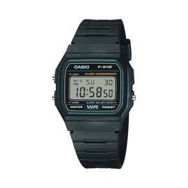 Casio Collection Wristwatch F84/F91/F94/F105/F200/F201 (Digital_Resin), black/green