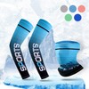 Sports Cooling Arm Sleeves Set ELS077 Green