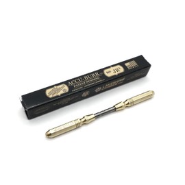 Accu-Burr Junior Dual-Sided Card Scraper Burnisher 3/16” Diameter Solid Carbide Rod with Solid Brass Handles