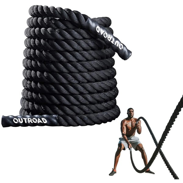 Max4out Battle Ropes 1.5 inch 30 ft - Polyester Workout