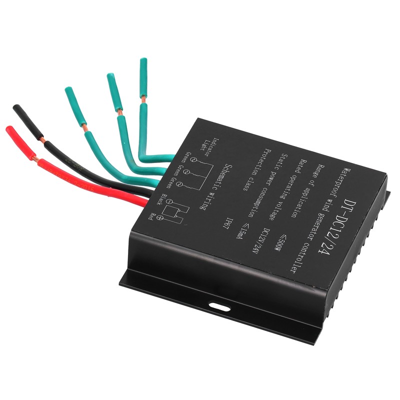 FO5-12/24V 500W Wind Turbine Generator Controller Waterproof Battery Charging Regulator