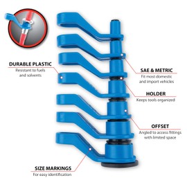 Performance Tool W83101 A/C and Fuel Line Disconnect Set - Effortless Disconnect for Various Vehicle Models