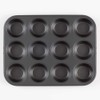 Invero® 12 Cup Non-Stick Oven Tray Ideal for Baking Muffins,
