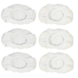 Ximoon 6 Replacement Washable, Reusable Mop Pads for Oreck Steam Mop