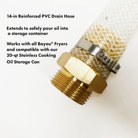 Bayou Classic® 700-602 Bayou® Fryer Drain Extension Hose
