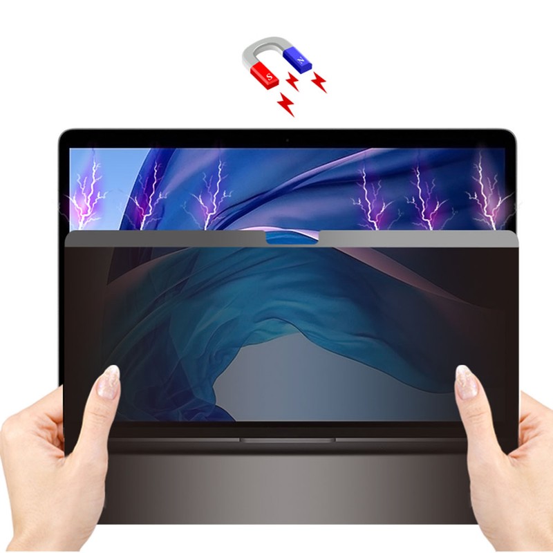 Magnetic Privacy Screen Filter Anti UV Film Anti Glare Frosted