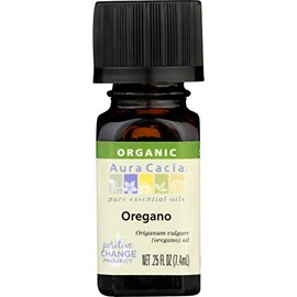 Aura Cacia, Essential Oil Oregano Organic, 0.25 Fl Oz2