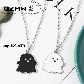 Ozmw BFF Necklaces for 2 Girls – Magnetic Friendship Necklaces with Matching Design for Best Friends, Perfect Gift Idea, Alloy Steel