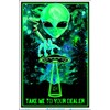 Take Me To Your Dealer Blacklight Poster 23 x 35in
