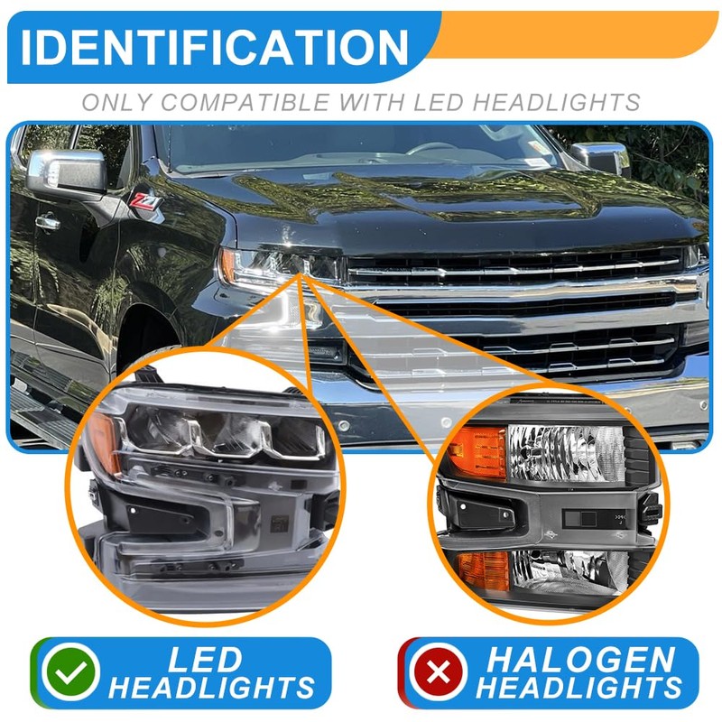Parking Light Adapter to LED Headlight Only Plug n Play